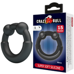 Черное эрекционное кольцо Meco