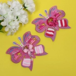 Аксессуары для волос детские «Fashion exclusive- Сердечки», 3 цвета, (2 заколки, 9 резинок, 2 краба), 12*16,5 см