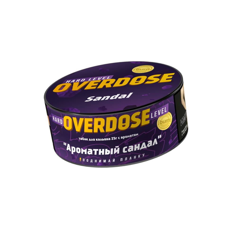 М. Табак для кальяна Overdose Sandal (Ароматный сандал), 25 гр.