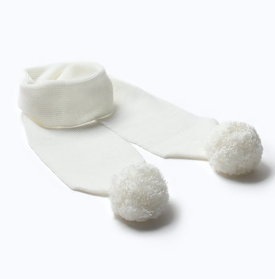 Шарф А.941, молочный, р-р110х14 9903469