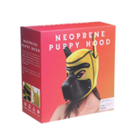 Белая неопреновая БДСМ-маска Puppy Play (Цвет: белый)