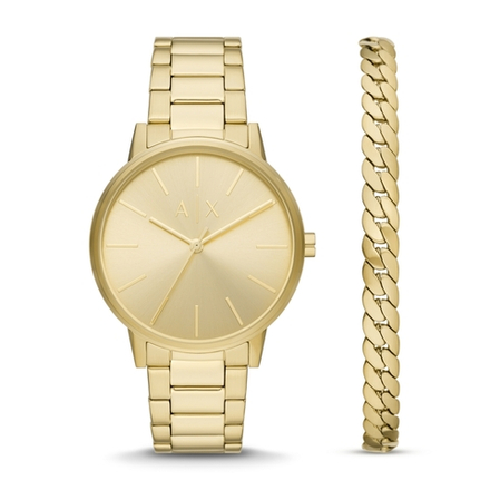 Набор с мужскими наручными часами Armani Exchange AX7144SET