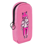 Пенал 1 отд. 9,5x20,5x4,5 см "Зайка в кугуруми" п/э, молния (Феникс+)