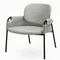 Лаунж-кресло Lok, серое