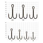 Крючки Saikyo двойн.Normal Shank KH-11041  № 6 BN (100шт)