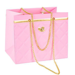 Пакет-сумка с цепочкой 18*12*15