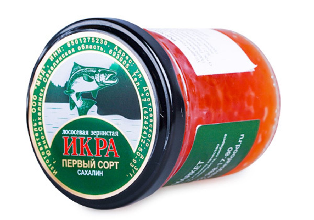 Икра красная лососёвая "Сахалин", 150г
