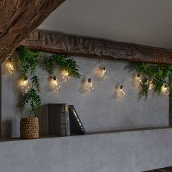 ULD-S1800-050-STB-3AA WARM WHITE IP20 RETRO BULBS-1 Гирлянда светодиодная Лампочки ретро-1. на батарейках 3AA не в-к. 1.8м. 50 светодиодов. Теплый белый свет. Провод прозрачный. TM Uniel