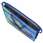 Папка для рисунков и чертежей с ручками BRAUBERG А3, пластик, молния сверху, "Auto", 270150