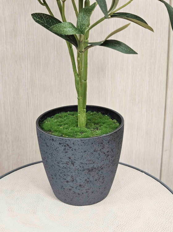 Искусственное растение Олива 70см в кашпо