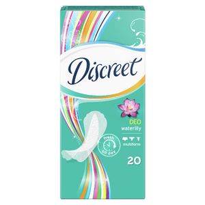 Прокладки ежедневные Discreet DEO waterlily multiform 20 шт/уп