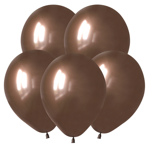 Шар 12" хром Шоколад, (Зеркальные шары) / Mirror Chocolate ВС