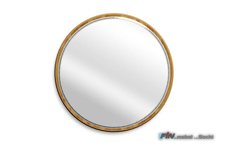 арт. 5072 ДУБ Зеркало настенное "Wallstreet" (круглое без полки) 660х 660х 25