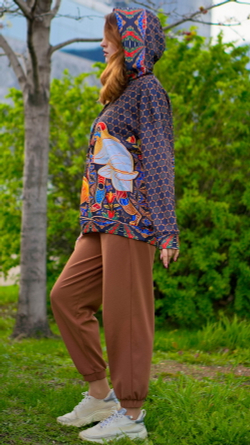 Худи "Пляшут под волынку" (серия "Русский лубок")