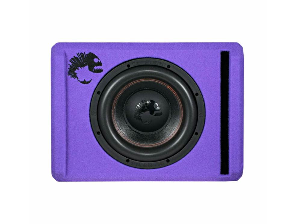 Автосабвуфер в корпусе активный PIRANHA 10A PURPLE V.2