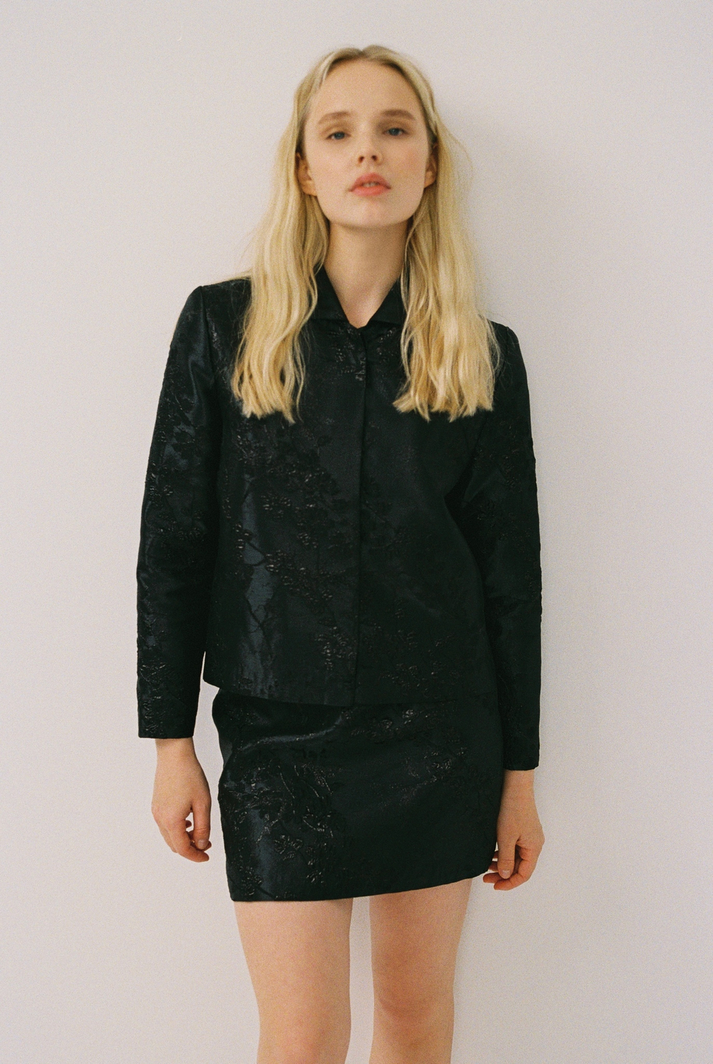 Black blossom jacket