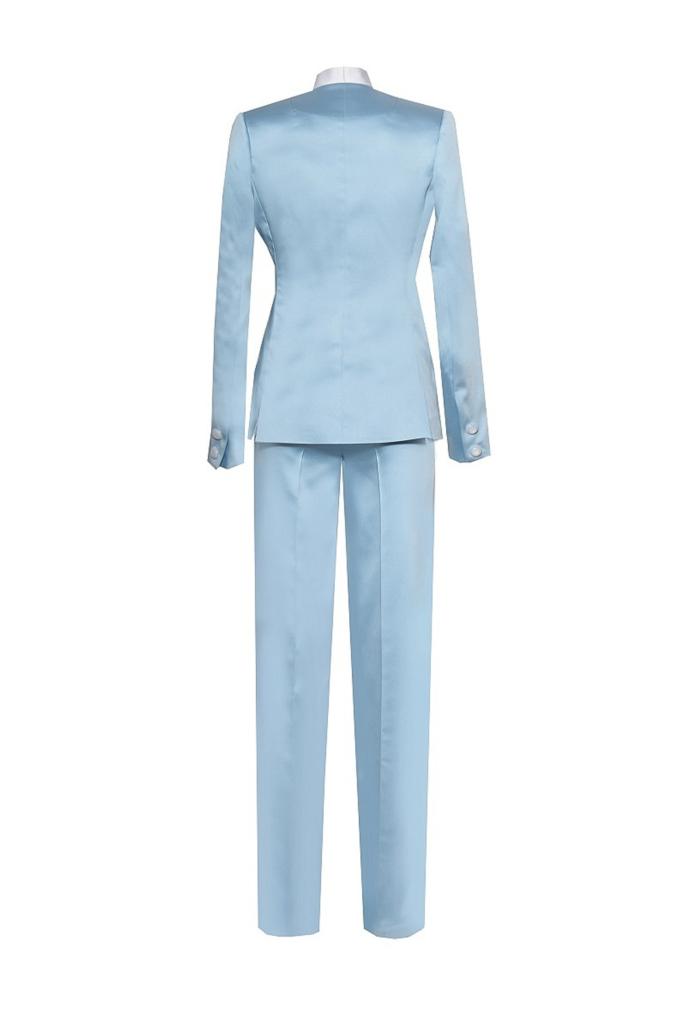 Костюм однобортный небесно-голубой 56-16SS