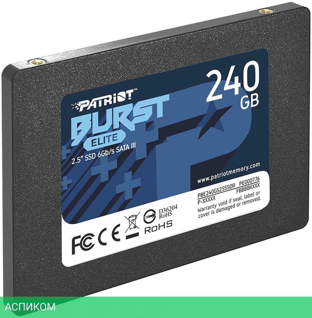 SSD диск Patriot 240GB PBE240GS25SSDR