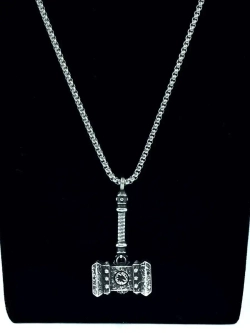 Цепь с подвеской скандинавский оберег Молот Тора (Мьельнир)