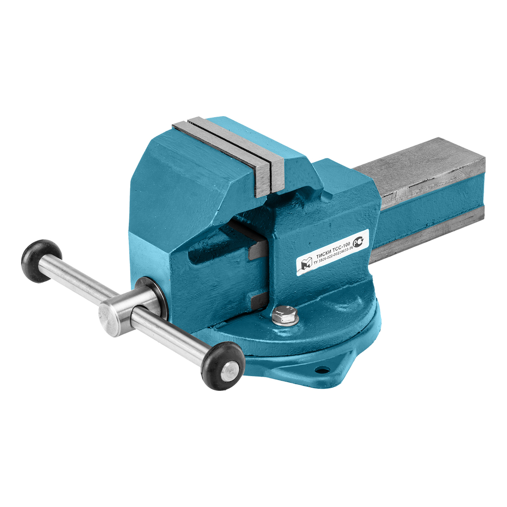 Тиски слесарные, 100 мм, поворотные (Глазов)