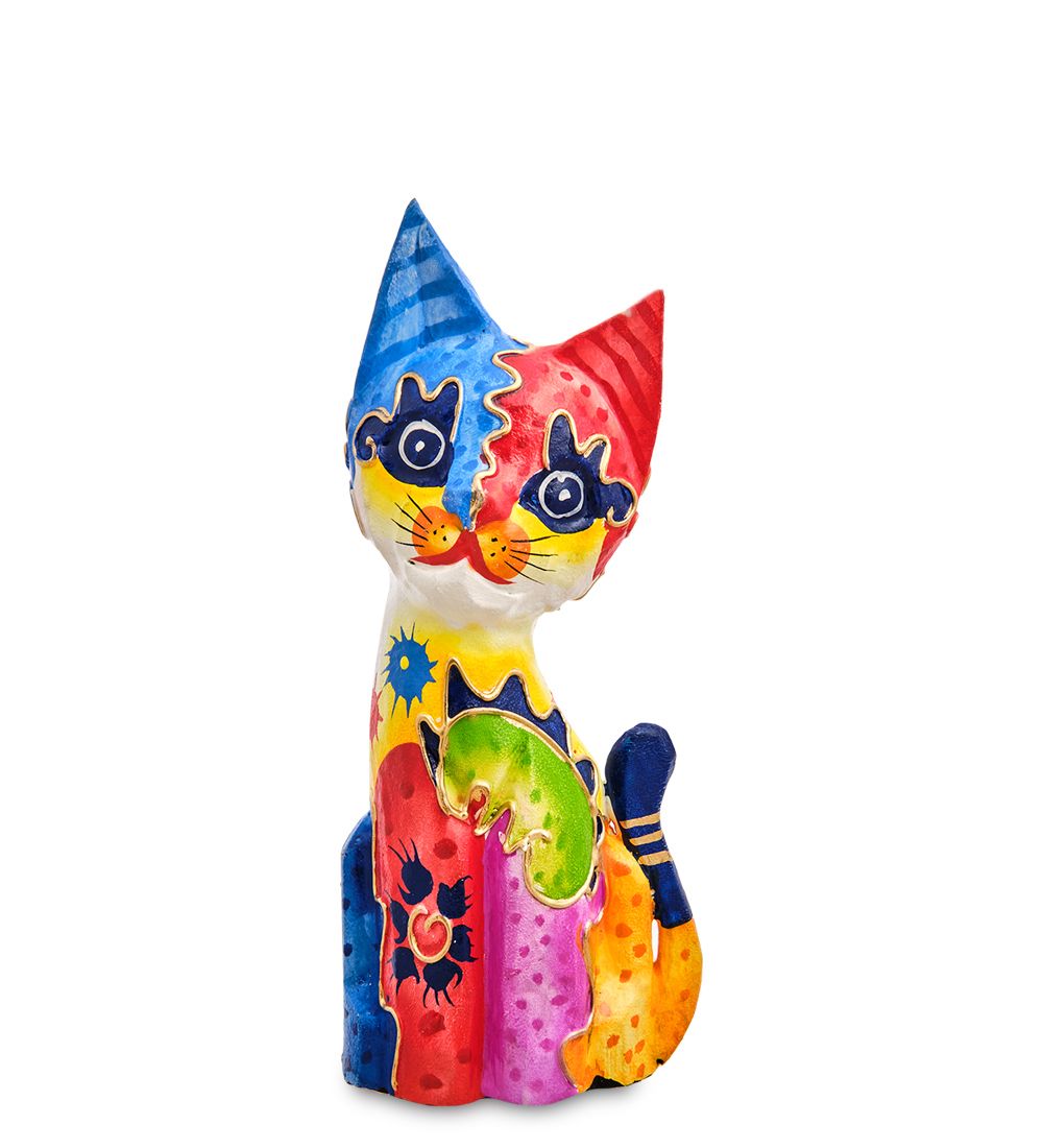 Decor and Gift 99-129 Фигурка «Кошка» н-р из двух 30, 20 см (албезия, о.Бали)