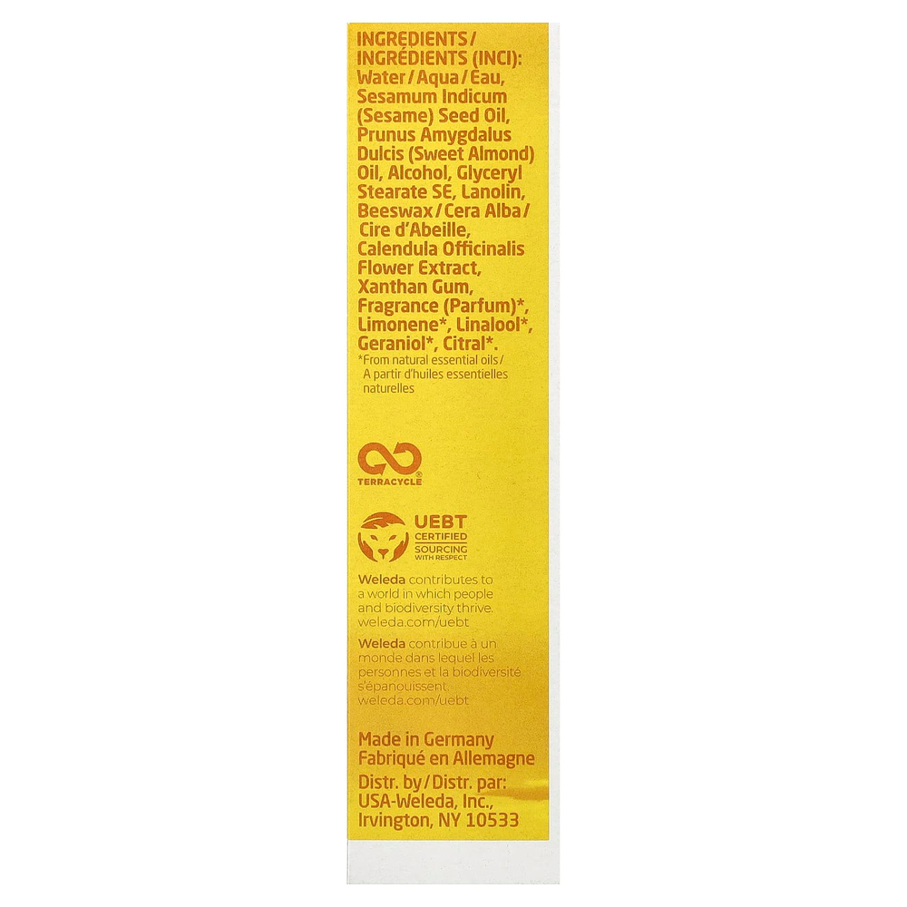 Weleda, Baby, питательный детский крем для лица, с экстрактами календулы, 50 мл (1,7 жидк. унции)