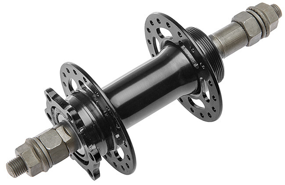 Втулка Задняя AE-806RD 36H 3/8"х135х175мм под трещ.под диск на 6 болтов,гайки сталь черн. арт.130239