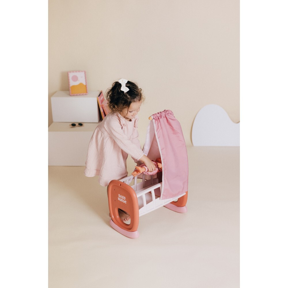Smoby Baby Nurse - колыбель с балдахином Для куклы 42 см 220391