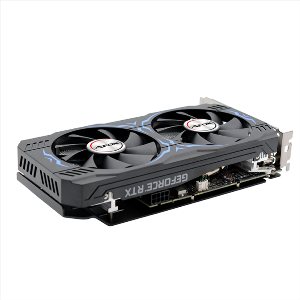 Видеокарта AFOX NVIDIA GeForce RTX3050, 8Гб GDDR6, 128 бит, Retail, PCIe4.0, 2xFAN, 2-SLOT, 90Вт, HDMI, 3xDP (AF3050-8GD6H2)