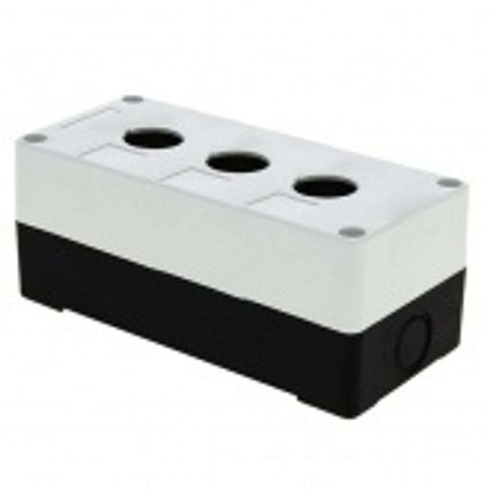 Корпус КП103 для кнопок 3 места белый ИЭК BKP10-3-K01