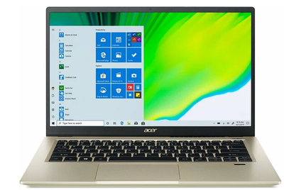 14' Ноутбук Acer Swift SF314-510 Blue/Gold (1920x1080, Intel Core i5-1135G7, RAM 8ГБ, SSD 128ГБ, Intel Iris XE MAX Graphics, Win 11)