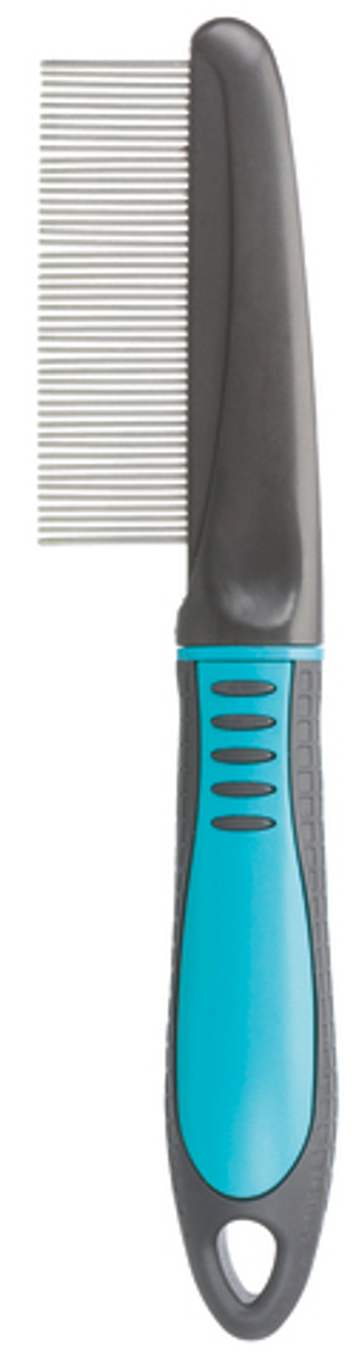 Расчёска со средним зубом, 22 см, пластиковая ручка, Trixie
