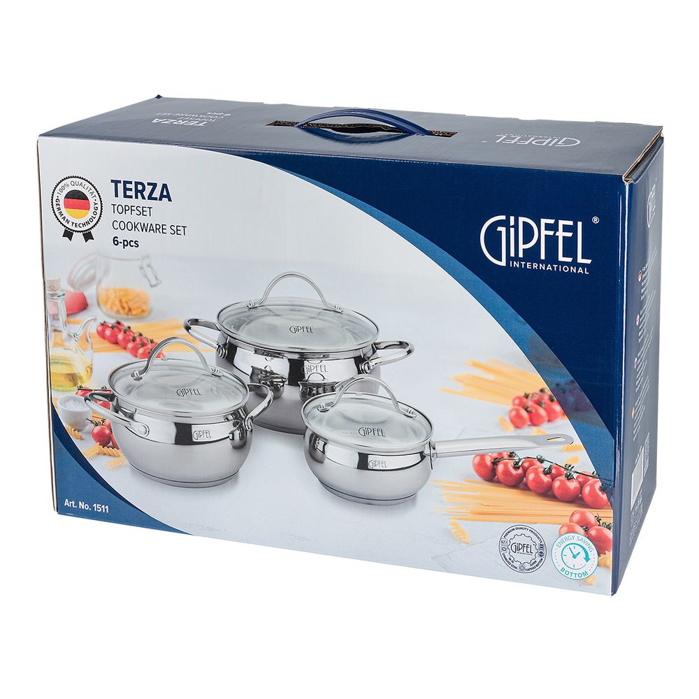 Набор посуды из нержавеющей стали Gipfel Terza 1511