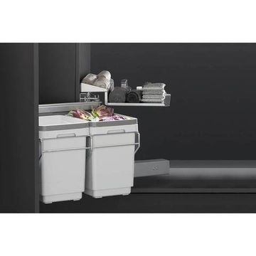 Набор для раздельного сбора мусора, в базу 450, левый  С ДОВОДЧИКОМ