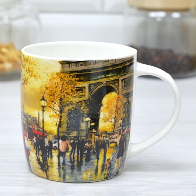 Кружка бочка 350мл Путешествия (6 дизайнов)