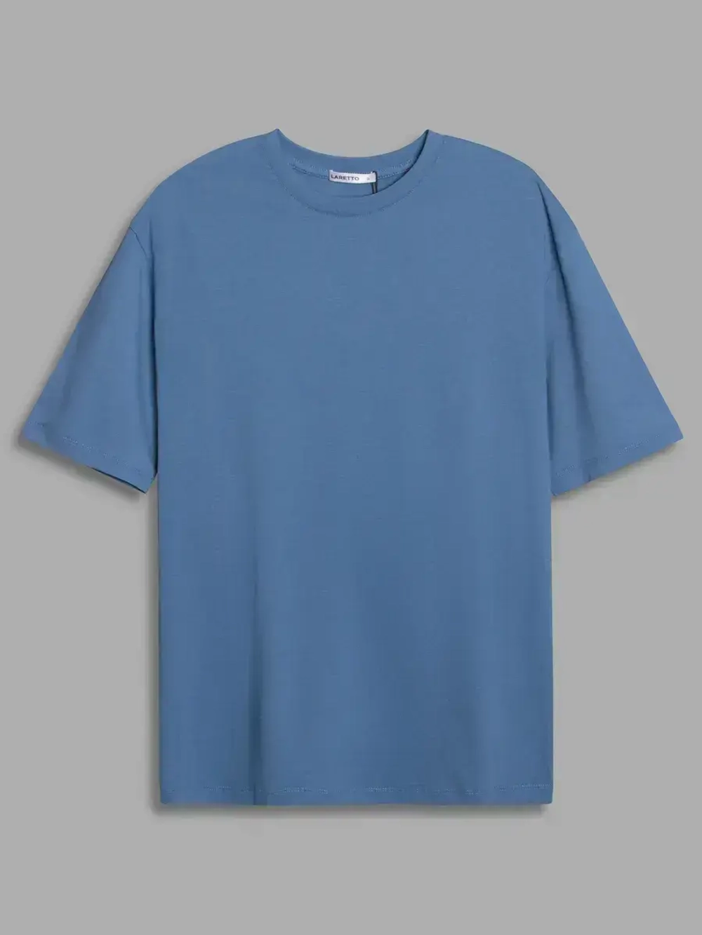 Футболка мужская летняя повседневная однотонная хлопок