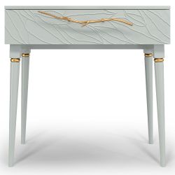 Консоль Арт Колор leaves Классик Голд Серый дым