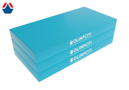 Мат спортивный складной 1000х1500х100 мм  3 сложения (вин.кожа) ГОЛУБОЙ