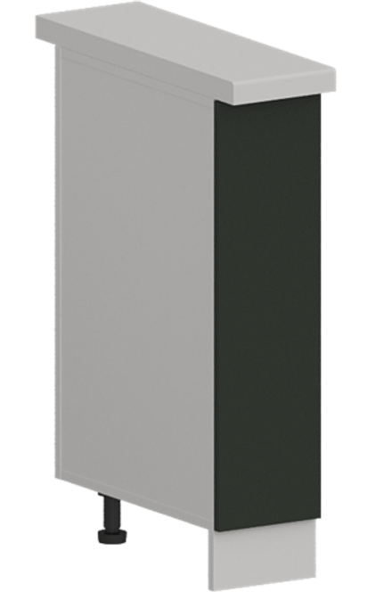 Кухня Модуль ШНБ 200 Белый / Насыщенно-зеленый