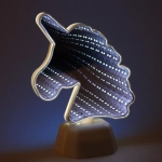 Светильник зеркальный «Единорог» 19*14см LED на батарейках
