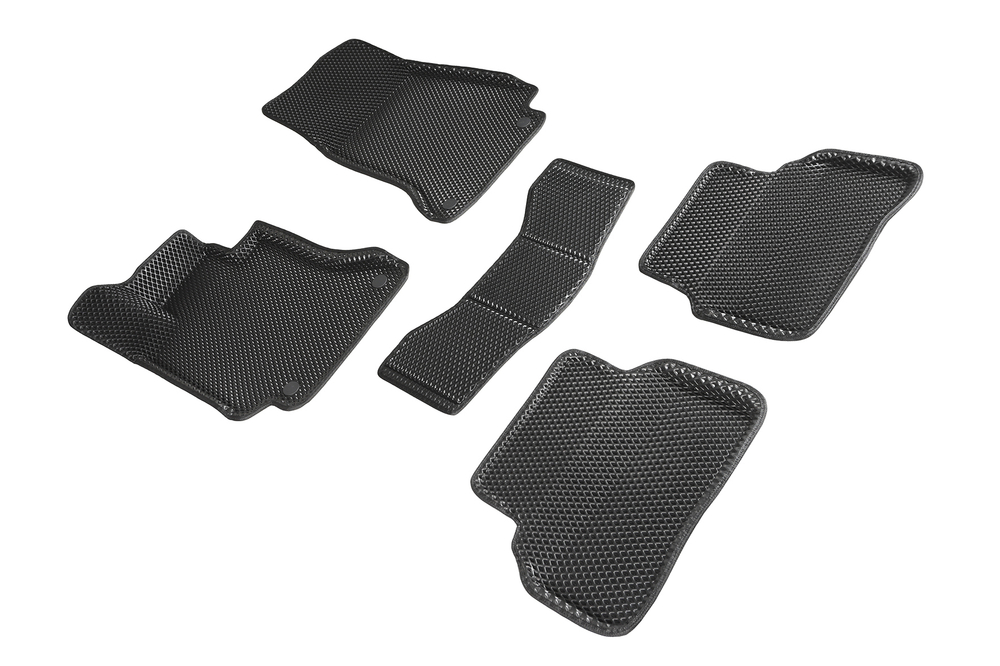 Коврики EVA 3D ромб для Mercedes-Benz C-Class W205 2014-н.в., Seintex.95315