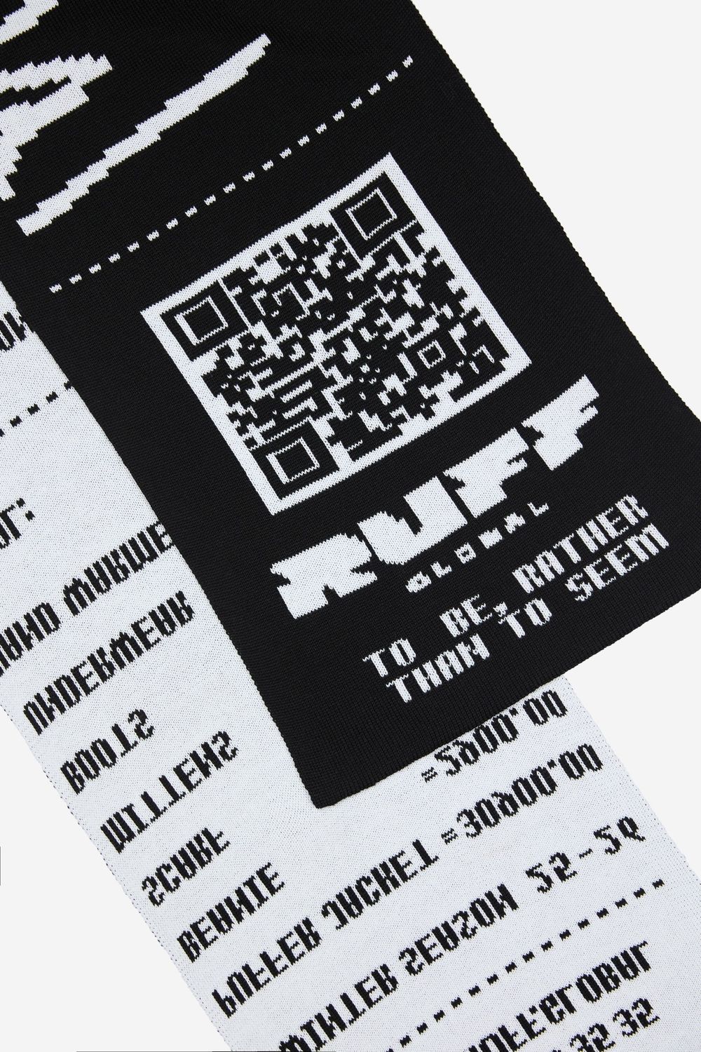 Шарф Ruff Global Cashier's Cheque черный