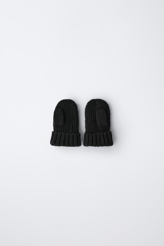 ZARA ВАРЕЖКИ, ЧЕРНЫЙ