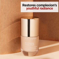 Clarins Everlasting Youth Fluid Foundation - Осветляющий тональный крем SPF 15, 30 ml