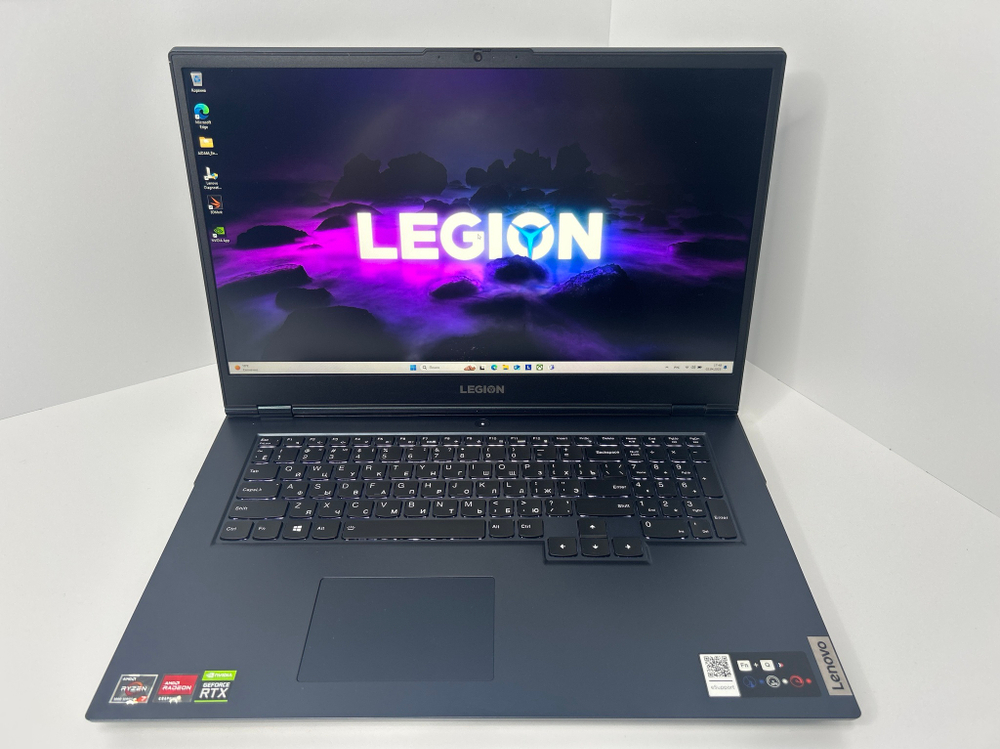 Ноутбук игровой Lenovo Legion 5 17ACH6H (82JY000DRU) 17.3"/AMD Ryzen 7 5800H/RAM 16GB/SSD 512GB/GeForce RTX 3070 8GB/1920*1080/IPS 144 Hz/Windows 10/Подсветка кл-ры: LED/черный. Состояние: B1