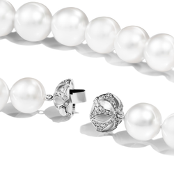 Ожерелье из белого морского жемчуга, L0017-10/1