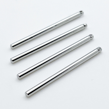 Подвеска Палочка, родиевое покрытие, размер 35*2 мм, цена за 1 шт