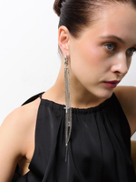 Моносерьга "White soul cross"