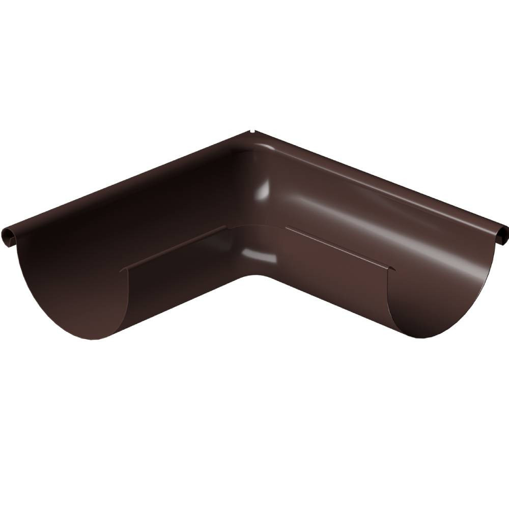 Docke STAL PREMIUM Угол внешний 90° D125 (Шоколад 8019)