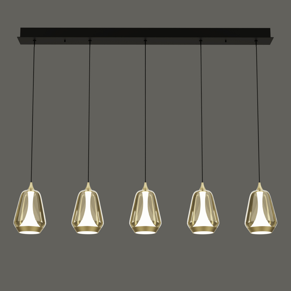 Подвесной светильник MD24001011-5B brass/champagne